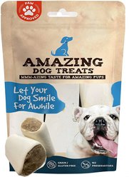 Amazing Dog Treats 2 - 3-inch Peanut Butter Filled Bone Dog Treats, 4 count slide 1 of 6