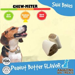 Amazing Dog Treats 2 - 3-inch Peanut Butter Filled Bone Dog Treats, 4 count slide 2 of 6