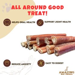 Amazing Dog Treats 4-6-in Variety Bully Sticks Dog Treats, 10-oz bag slide 2 of 7