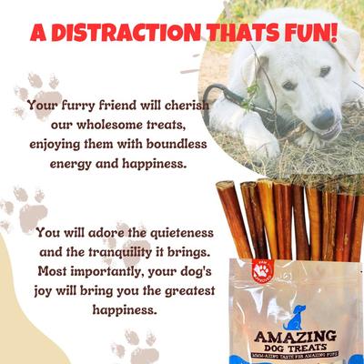 Show full view: Amazing Dog Treats 4-6-in Variety Bully Sticks Dog Treats, 10-oz bag slide 7 of 8
