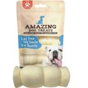 Amazing Dog Treats 5 - 6-inch Mega Thick Beef Cheek Roll Dog Treats, 4 count