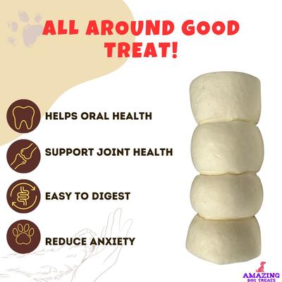 Show full view: Amazing Dog Treats 5 - 6-inch Mega Thick Beef Cheek Roll Dog Treats, 4 count slide 5 of 8