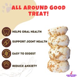 Amazing Dog Treats 5-6-in Beef Cheek Roll Bully Dust Flavor Dog Treats, 4 count slide 2 of 7