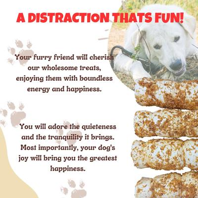 Show full view: Amazing Dog Treats 5-6-in Beef Cheek Roll Bully Dust Flavor Dog Treats, 4 count slide 7 of 8