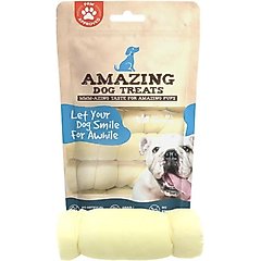 Amazing Dog Treats 6-inch Beef Cheek Roll Dog Treats, 4 count