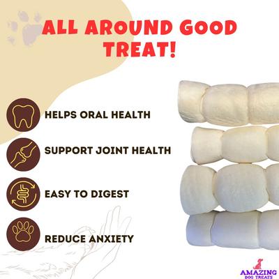 Show full view: Amazing Dog Treats 6-inch Beef Cheek Roll Dog Treats, 4 count slide 5 of 9