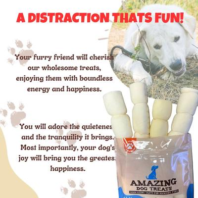 Show full view: Amazing Dog Treats 6-inch Beef Cheek Roll Dog Treats, 4 count slide 7 of 9