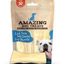 Amazing Dog Treats 6-inch Beef Cheek Strips Dog Treats, 12 count