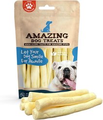Amazing Dog Treats 6-inch Cow Tail Dog Treats, 12 count