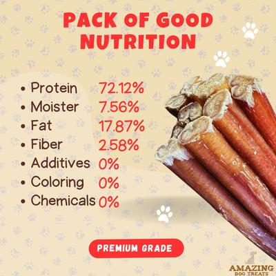 Show full view: Amazing Dog Treats 6-inch Small Thin Bully Sticks Dog Treats, 12 count slide 6 of 10