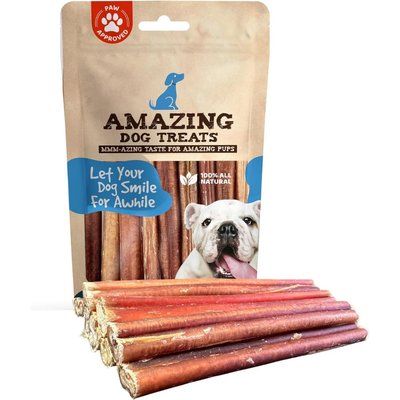 Amazing Dog Treats Amazing Dog Treats 6-in Bully Stick Dog Treat, 5 count
