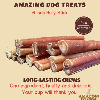 Show full view: Amazing Dog Treats 6-in Bully Stick Dog Treat, 5 count slide 3 of 8