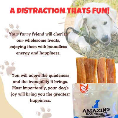 Show full view: Amazing Dog Treats Backstrap Beef Tendon Dog Treats, 8-oz bag slide 6 of 9