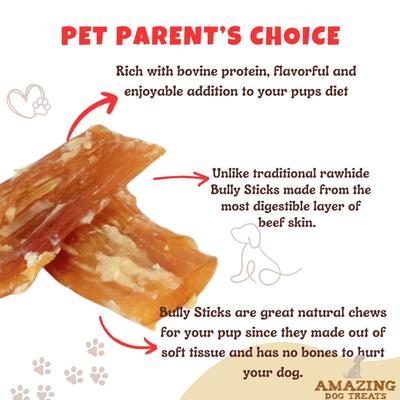Show full view: Amazing Dog Treats Backstrap Beef Tendon Dog Treats, 8-oz bag slide 4 of 9