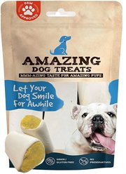 Amazing Dog Treats Bacon & Cheese Filled Dog Bones, 4 count