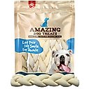 Amazing Dog Treats Beef Cheek Braided Dog Treats, 6-in, 10 count