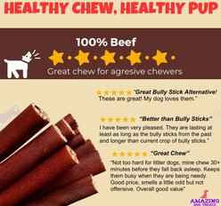 Amazing Dog Treats Beef Collagen Stick Dog Treats, 6-in, 10 count slide 2 of 7