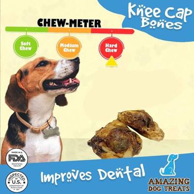 Show full view: Amazing Dog Treats Beef Knee Cap Dog Treats, 10 count slide 6 of 8