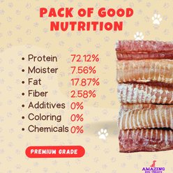 Amazing Dog Treats Beef Trachea 3 - 4-inch Dog Treats, 25 count slide 2 of 7