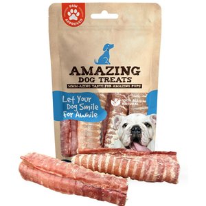 Amazing Dog Treats Beef Trachea 6-inch Dog Treats, 20 count