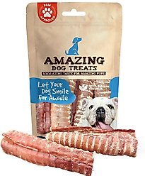 Amazing Dog Treats Beef Trachea 6-inch Dog Treats, 5 count