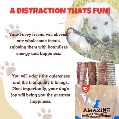 Show full view: Amazing Dog Treats Beef Trachea 6-inch Dog Treats, 5 count slide 7 of 9