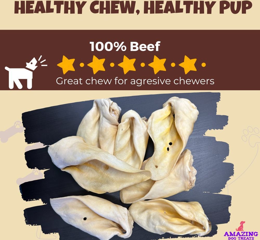 Amazing Dog Treats Cow Ears Dog Treats