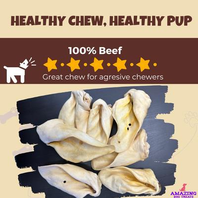 Show full view: Amazing Dog Treats Cow Ears Dog Treats, 25 count slide 7 of 9