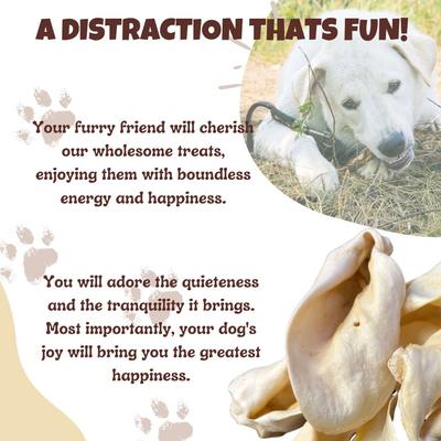 Show full view: Amazing Dog Treats Cow Ears Dog Treats, 25 count slide 6 of 9