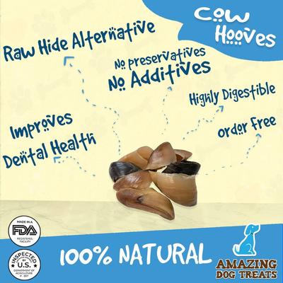 Show full view: Amazing Dog Treats Cow Hooves Dog Treats, 25 count slide 6 of 9