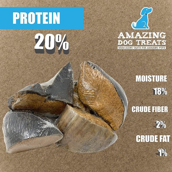 Amazing Dog Treats Bacon & Cheese Flavor Cow Ears Dog Treats, 5 count