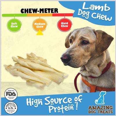 Show full view: Amazing Dog Treats Lamb Cheek Strips Dog Treats, 8-oz bag slide 4 of 9