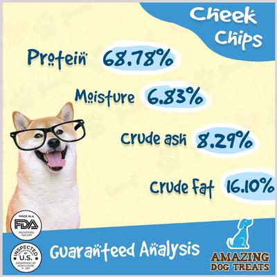 Show full view: Amazing Dog Treats Lamb Cheek Strips Dog Treats, 8-oz bag slide 6 of 9