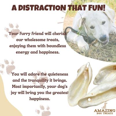 Show full view: Amazing Dog Treats Lamb Ears Dog Treats, 10 count slide 7 of 10