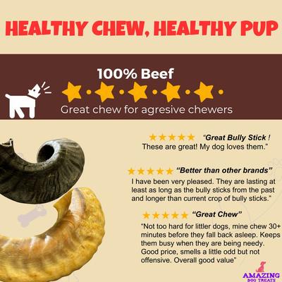 Show full view: Amazing Dog Treats Lamb Horn Dog Bone, 1 count slide 8 of 9