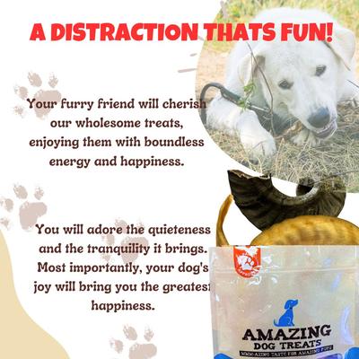 Show full view: Amazing Dog Treats Lamb Horn Dog Bone, 1 count slide 7 of 9