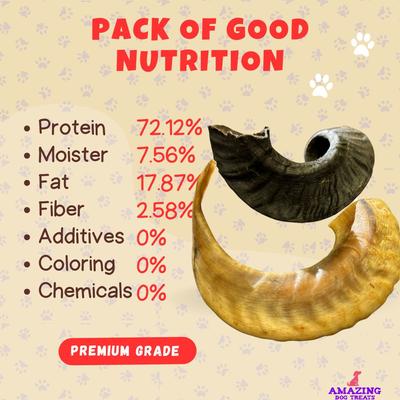 Show full view: Amazing Dog Treats Lamb Horn Dog Bone, 1 count slide 5 of 9