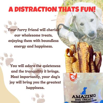 Show full view: Amazing Dog Treats Lamb Trachea Dog Treats, 10-oz bag slide 6 of 8