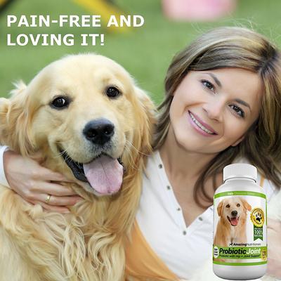 Show full view: Amazing Nutritionals Probiotic Joint & Hip Support Daily Dog Supplement, 120 count slide 6 of 8
