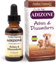 Amber NaturalZ Adizone Herbal Mobility & Joint Support Liquid Supplement for Dogs, 1-fl oz slide 1 of 5