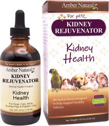 Amber NaturalZ Kidney Health Herbal Liquid Supplement for Dogs, 4-fl oz
