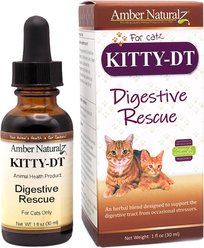 Amber NaturalZ Kitty DT Digestive Support Liquid Supplement for Cats, 1-fl oz