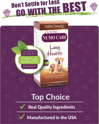 Amber NaturalZ Numo Care Bronchial & Respiratory Lung Health Liquid Supplement for Dogs, 1-fl oz slide 2 of 5