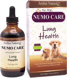 Amber NaturalZ Numo Care Bronchial & Respiratory Lung Health Liquid Supplement for Dogs, 4-fl oz