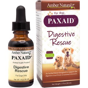 Amber NaturalZ Paxaid Digestive Support Liquid Supplement for Dogs, 1-fl oz
