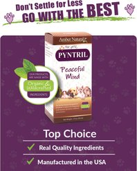 Amber NaturalZ Pyntril Peaceful Relaxation Herbal Liquid Supplement for Dogs & Cats, 1-fl oz slide 2 of 6