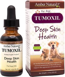 Amber NaturalZ Tumoxil Deep Skin Health Natural Cellular Function & Normal Waste Elimination Liquid Supplement for Dogs, 1-fl oz