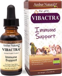 Amber NaturalZ Vibactra Immune & Antioxidant Support Liquid Supplement for Dogs & Cats, 1-fl oz