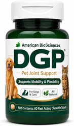 American BioSciences DGP Pet Joint Support for Dogs & Cats, 60 count