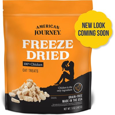 American Journey American Journey 100% Chicken Freeze-Dried Grain-Free Cat Treats, 5-oz bag